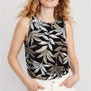 Old Navy Luxe Tropical Tank Top